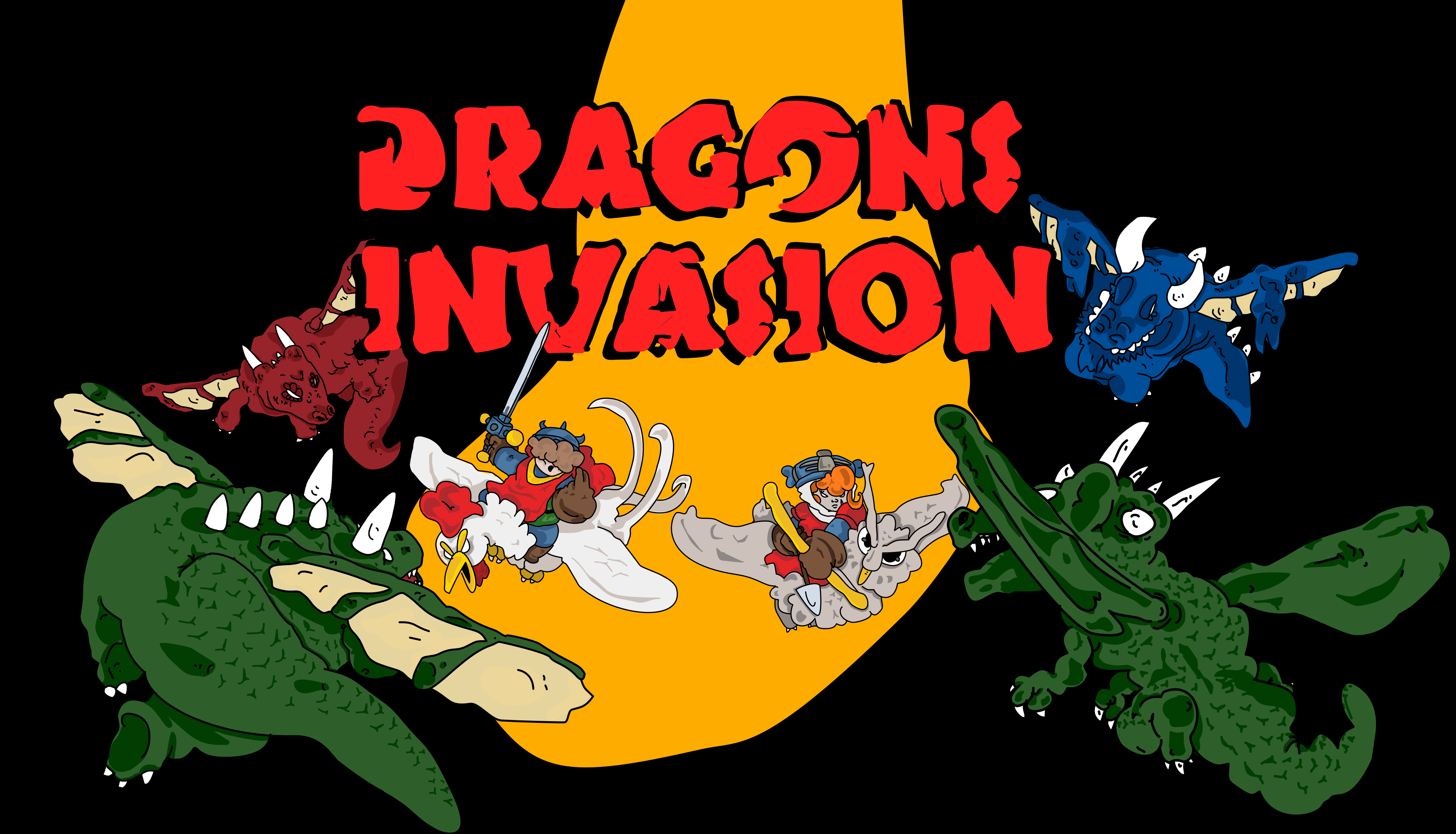 Dragons Invasion — key visual with title