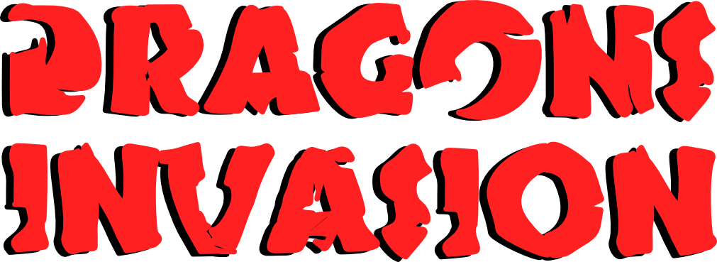 Dragons Invasion title logo